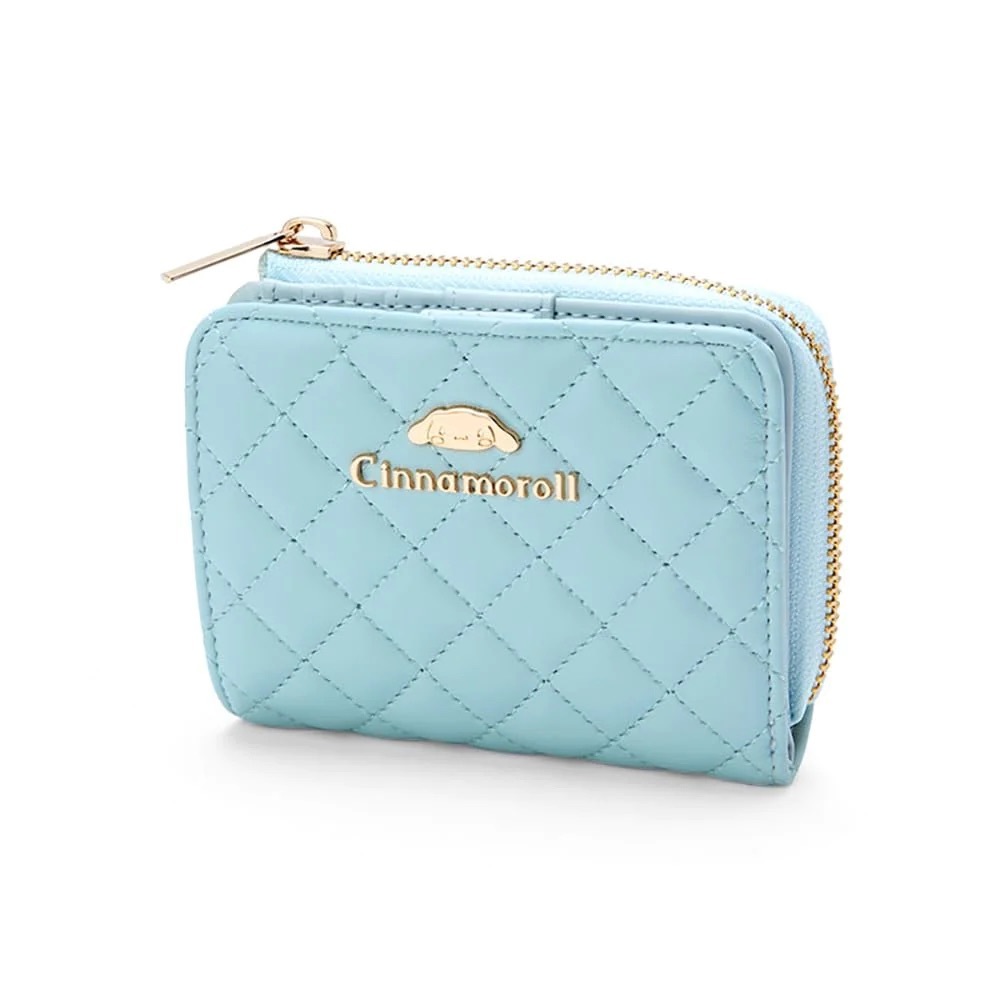 Sanrio Cinnamoroll Quilted Wallet FROM JAPAN Light Blue NWOT